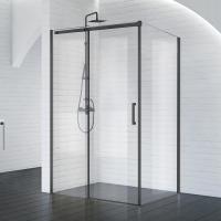 Душевой уголок прямоугольный ACQUA-AH-1-140/90-C-NERO 1400x900x1950 BelBagno