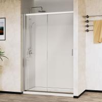 Душевая дверь City VDS-5CT140CL 1400x1950 цвет хром стекло прозрачное Vincea