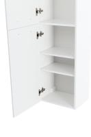 Шкаф подвесной с двумя распашными дверцами с доводчиками, универсальный ECO  Bianco Opaco ECO-1500-2A-SC-BO CEZARES