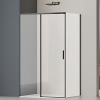 Душевая уголок прямоугольный VSR-3SO29010CLB 1200х900x1950 профиль черный стекло прозрачное VINCEA