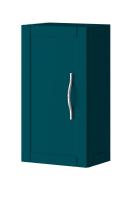 Шкафчик подвесной с одной распашной дверцей, реверсивный TIFFANY 30x20x55 Blu Petrolio 54959 CEZARES