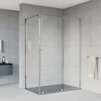 Душевой уголок, прямоугольный VSR-1A1012CL 1200х1000х2000 профиль хром стекло прозрачное VINCEA