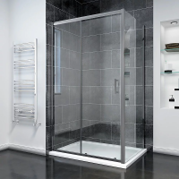Душевой угол раздвижной прямоугольный RV055GM-12080-01-C8 1200х800х1950 Цвет профиля Оружейная сталь Стекло Прозрачное Veconi
