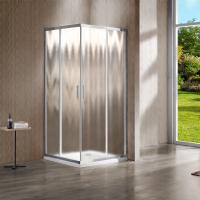Душевой уголок, пятиугольный VSP-1S100CH 1000х1000х1950 профиль хром стекло шиншилла VINCEA