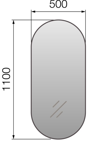 Зеркало Lola 50 У85580 Marka One