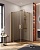 Душевой уголок прямоугольный.     SLIDER-AH-2-90/100-100/110-BR-BORO (900-1000)x(1000-1100)x1950 Cezares