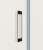 Душевая дверь Extra VDP-1E1011CGB, 1000/1100, черный, стекло тонированное, , шт Vincea
