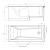 TIMO ванна HELLA1575 (1500*750*630), шт