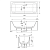 Ванна из литьевого мрамора TITAN-VARIO-180-80-BLD  Cezares