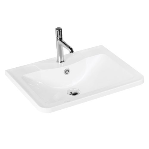 Раковина из искусственного мрамора BB600/455-LV-MR-ALR  600х455х145 BelBagno