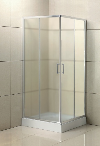 Душевой уголок квадратный UNO-195-A-2-95-P-Cr 950x950x1950 BelBagno