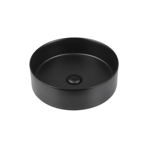 Раковина керамическая, накладная VBS-216MB 394х394х115 матовый черный Vincea