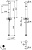 Смеситель для накладной раковины LEAF-LC2-SR CEZARES