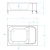 Душевой поддон прямоугольный RGW BC/L (с сиденьем) акриловый  90*120*28 h 42 16180692-91 RGW