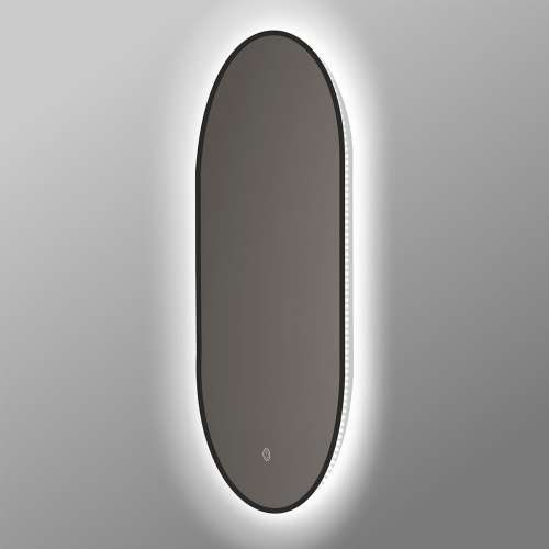 Зеркало LED с чёрной окантовкой VLM-3AU100B 600х1000Vincea
