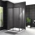 Душевой уголок прямоугольный UNO-195-AH-2-120/100-C-NERO 1200x1000x1950 BelBagno