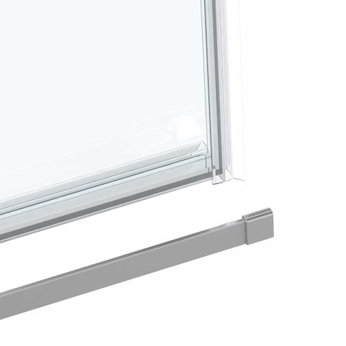 Душевая дверь Como Soft VDS-1CS120CL, 1200, хром, стекло прозрачное, , шт Vincea