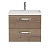 Раковина из искусственного мрамора 600х450х154 мм AURORA-700-2C-SO-RT Rovere Tabacco  BelBagno