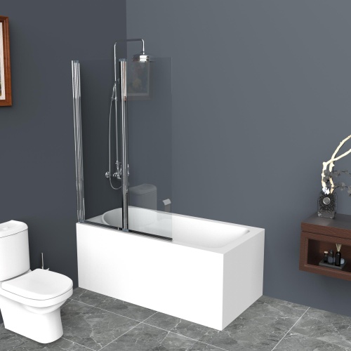 Шторка для ванной 1200x1500 UNO-V-2-120/150-C-Cr BELBAGNO