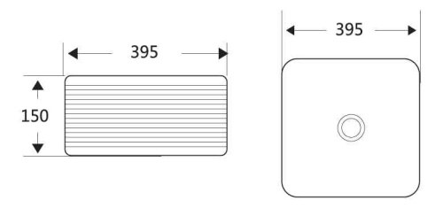 Раковина керамическая накладная   BB1421 BELBAGNO