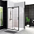 Душевой уголок прямоугольный UNO-195-AH-1-120/80-C-NERO 1200x800x1950 BelBagno