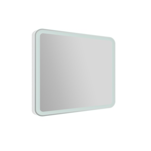 Зеркало с встроенным светильником и кнопочным выключателем SPC-MAR-600-600-LED-BTN, 12W, 220-240V, 600x30x600   BELBAGNO